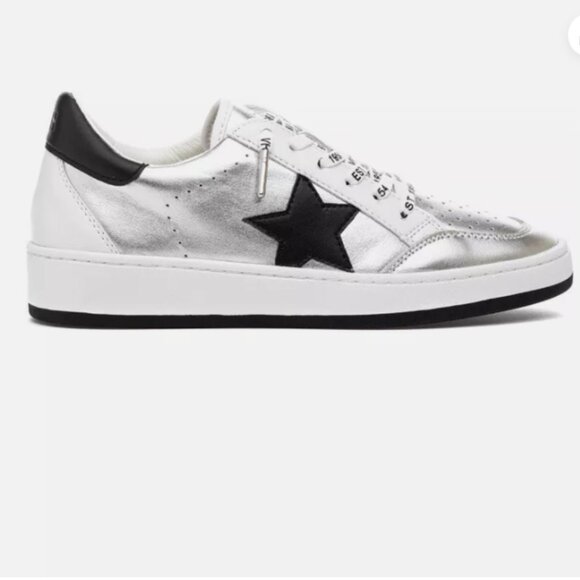 Vintage Havana Shoes | Vintage Havana Cristo Sneaker Washed Silver - Picture 2 of 6